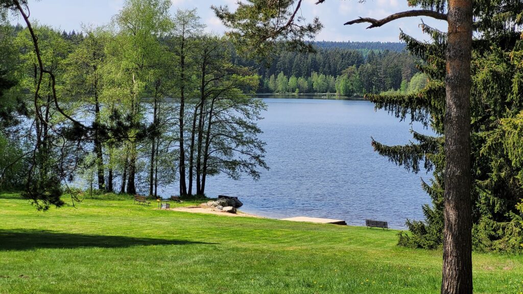 Kam vyrazit na přírodní koupání? Zatopené lomy a nejkrásnější jezera na Vysočině 6 rybnik medlov